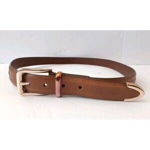 Dockers Genuine Leather Belt Men's Size 40 Brown